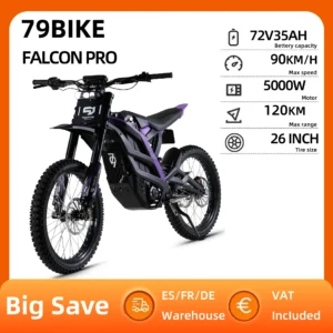 79BIKE Falcon Pro 5000W 72V 35AH Electric Motorcycle