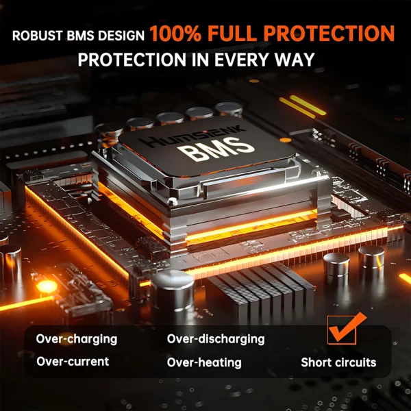 Humsienk 100Ah 12V LiFePO4 Battery – Bild 3