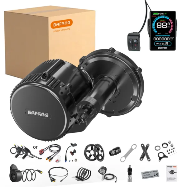 BAFANG 36V 48V BBS01B BBS01 250W Mid Motor Drive Conversion kit Eletrical Bike Ebike Motor Kit 68-73MM BB For City Commute
