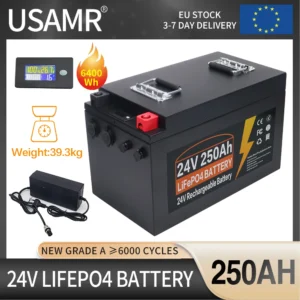 USAMR 250Ah 24V LiFePO4 Battery