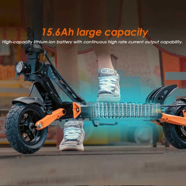 KuKirin G2 Pro 1000W 48V 15.6Ah 45KM/H 58KM 9" Off-Road Kick Scooter - Image 2