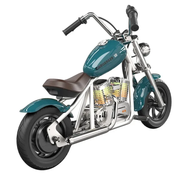 HYPER GOGO Challenger 12 Plus with App Electric Motorcycle for Kids 12inch Pneumatic Tires Bluetooth Speaker Fog16km/h Max Speed - Image 4