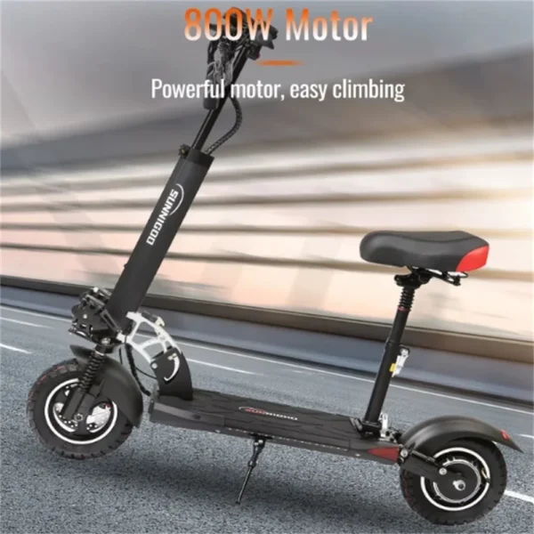 SUNNIGOO N3MAX 800W 48V 15Ah 50km/h 40-60km 10" Two-Wheel Electric Scooter - Image 2