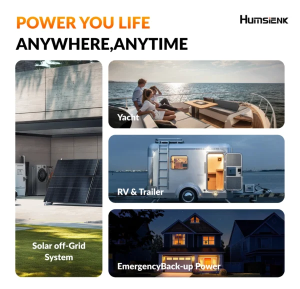 Humsienk 100Ah 12V LiFePO4 Battery - Kuva 6