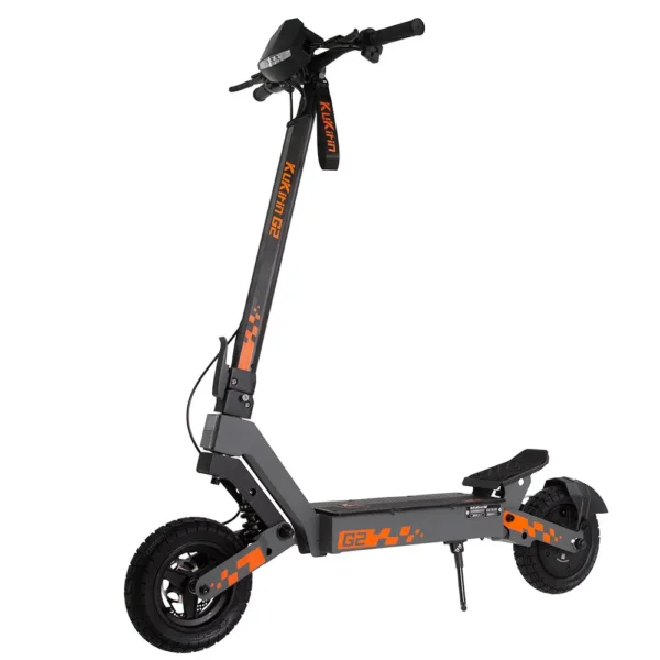 KuKirin G2 Electric Scooter Adult,Peak 1200W Motor 48V15.6Ah Battery,9 "Tire,45 km/h Max Speed,65km Range,Foldable Kick EScooter