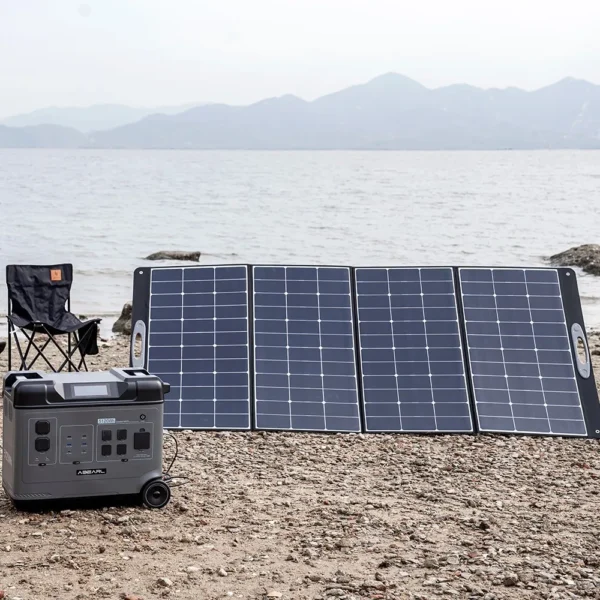 OUKITEL PV400 400W Foldable Portable Solar Panel with Kickstand, 23% Energy Conversion Rate, Durable & Splash-proof, IP65 - Image 6