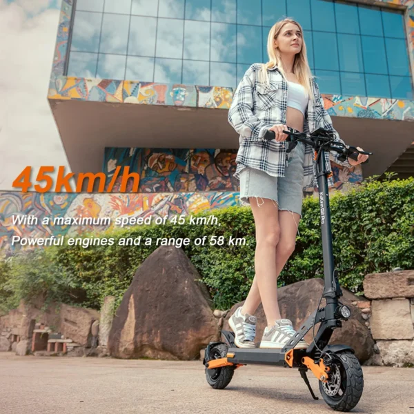 KuKirin G2 Pro 1000W 48V 15.6Ah 45KM/H 58KM 9" Off-Road Kick Scooter - Image 6