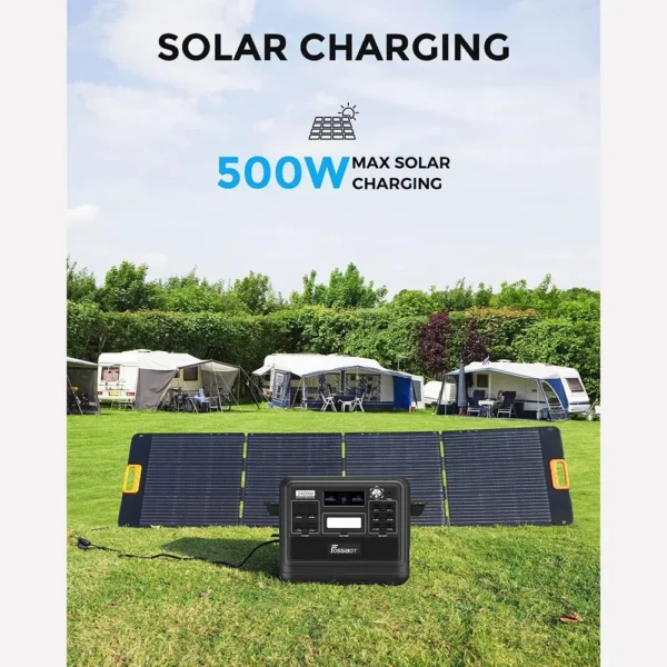 FOSSiBOT F2400 Portable Power Station 2048Wh/640000mAh LiFePO4 Battery 2400W(4600W Peak) Solar Generator 1.5 Hours Fast Charging - Image 5