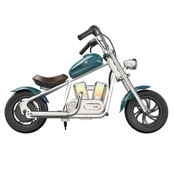 HYPER GOGO Challenger 12 Plus with App Electric Motorcycle for Kids 12inch Pneumatic Tires Bluetooth Speaker Fog16km/h Max Speed - Image 3
