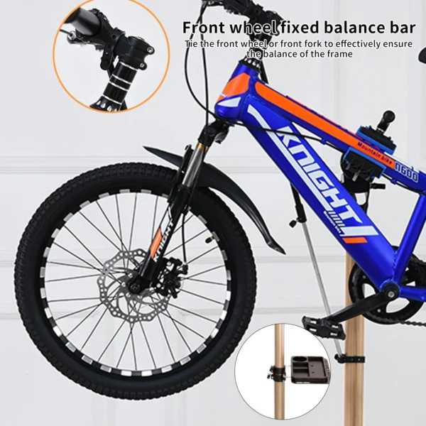 Bike Rack Holder Storage Bicycle Repair Stand Aluminum Alloy Cycle peer Heights Adjustable Fold Cycle Professional Repair Tools - Image 2