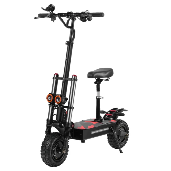 BOYUEDA S3-11 Electric Scooter 6000W Dual Powerful Motor 60V38AH Battery 120KM Max Range 85KM/H Speed Foldable Adult E-Scooter