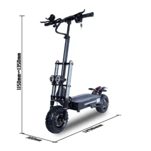 Electrib E5B 6000W 60V 40Ah 85km/h 150Km 11" Two-Wheel Electric Scooter