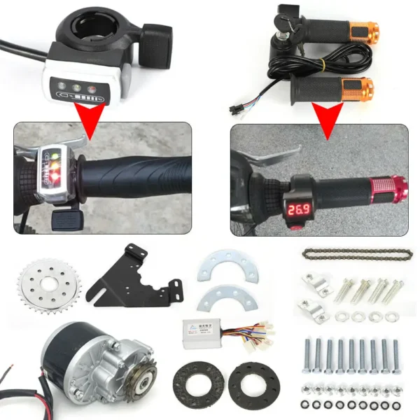 24V 250W Electric Conversion Kit Brushed - Image 4