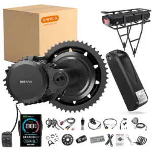 Bafang 48V1000W 52V20Ah BBSHD Mid Drive Motor Electric Bicycle Conversion Ebike Engin，Hailong Battery Kits Rear Rack Battery Ki