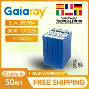 GaiaRay EVE LF50K 50Ah 3.2V LiFePO4 Battery