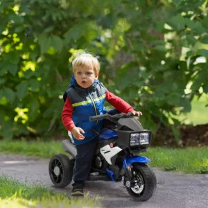 HOMCOM electric motorcycle + 3 years with 3 wheels Lights Music 3 km/h 86x42x52cm
