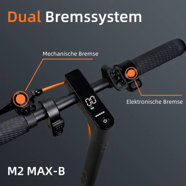 HONEYWHALE M2 Max-B Electric Scooter With Seat 350W Motor 32Km Max Range 32Km/H Max Speed Foldable Escooter Adult 12.5Ah Battery - Image 4