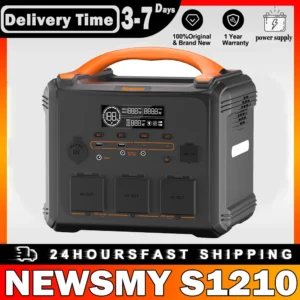 NEWSMY S1210 1200W 1102.5Wh Portable Power Station LiFeMnPo4 1.2 Hours Quick Charge 230V/1200W (Peak 2400W) Pure Sine Wave