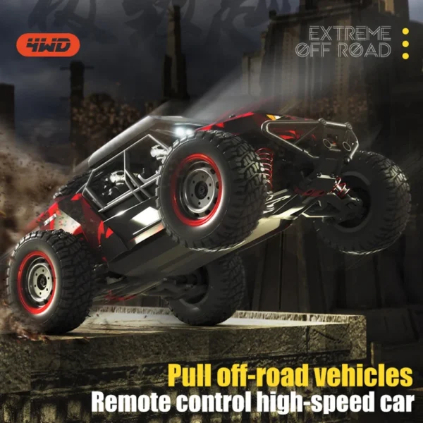 WLtoys 16101 4WD Remote Control Car With LED Off Road 4x4 RC 50KM/H High Speed Buggy Truck Super Desert Racing Toy Kids Adults - Image 4