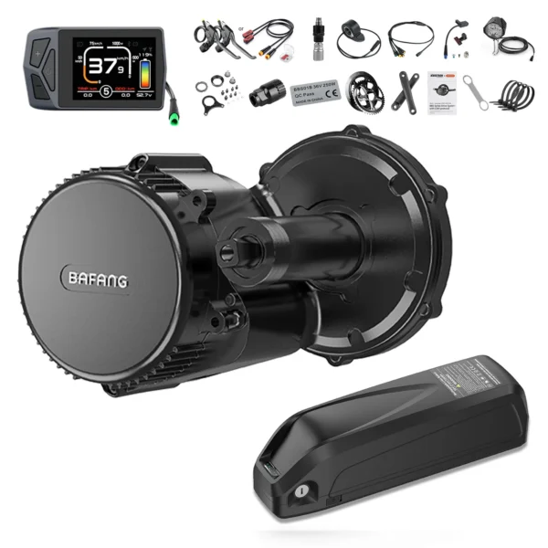 Bafang 750W Mid Drive Motor Electric Bicycle Conversion Kit BBS02B BBS02 Ebike Engine 48V 20Ah 19.2Ah Hailong Battery 4A Charger