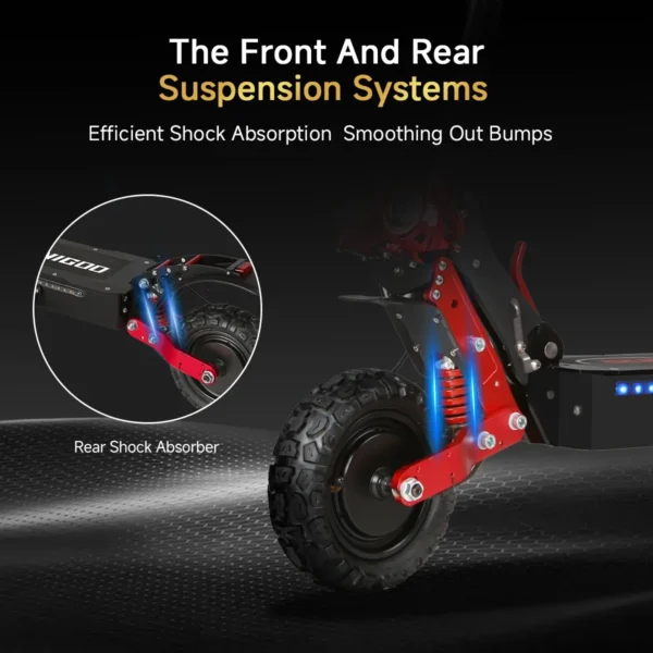 Linksports X7pro 3600W 48V 21Ah 60-65km/h 45-80km 10" Two-Wheel Electric Scooter - Image 2