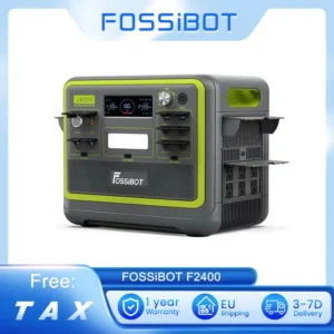 Fossibot F2400 2400W Portable Power Station 2048Wh 640000mAh LiFePO4 Solar Generator for Home Outdoor Camping Emergency Backup