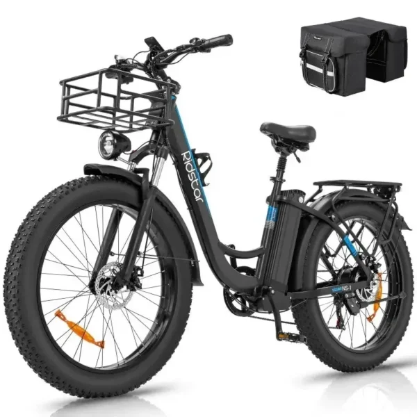 Ridstar MN26 1500W 48V 20Ah 30-50km/h >60km 26" City E-bike