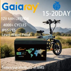 Gaiaray 6Ah 12V LiFePO4 Battery