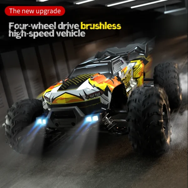 WLtoys 16101 Pro 1:16 75KM/H 4WD RC Car With LED Light 2.4G Remote Control Cars High Speed Drift Monster Truck for Children Gift - Image 3