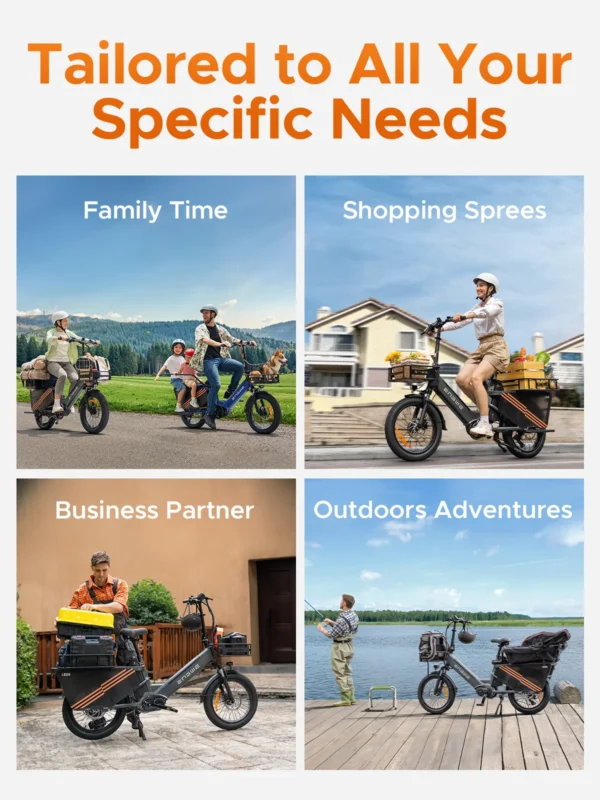 ENGWE LE20 250W 48V 38.4Ah 25km/h 350km 20" Luxury Electric Bicycle - Image 6