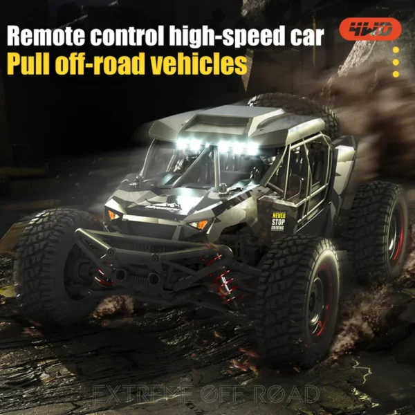 WLtoys 16101 4WD Remote Control Car With LED Off Road 4x4 RC 50KM/H High Speed Buggy Truck Super Desert Racing Toy Kids Adults - Image 3