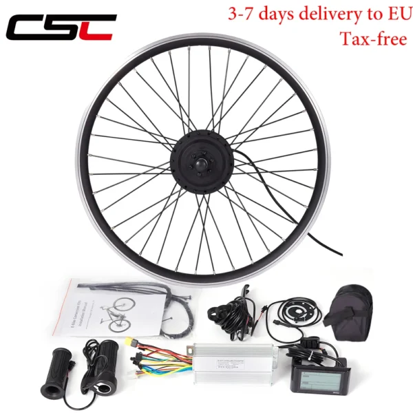 Electric bike Conversion Kit 36V 500W e-bike Front Rear 36V 250W 350W electric bicycle Kit hub motor 20in-29in Wheel