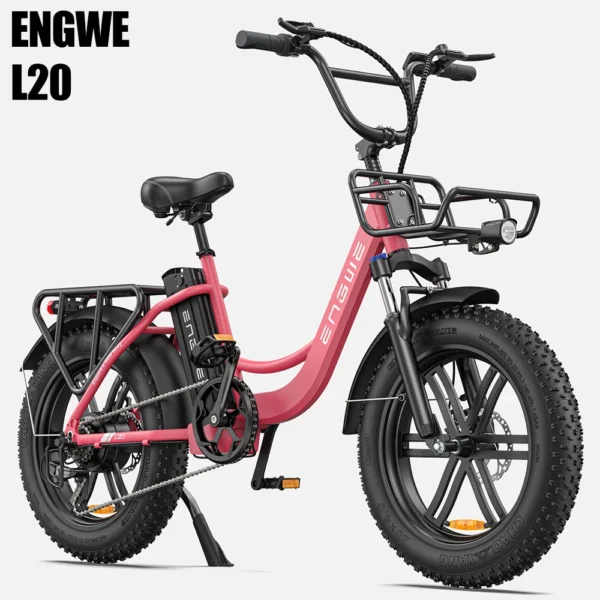 ENGWE Electric Bike L20 - Ultimate Long-Range Cruiser for Urban & Off-Road Adventures 140Km Max Range 48V13 Ah Mountain Ebikes