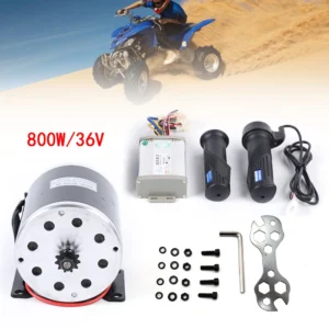 800W 36V Electric Scooter Go Kart Brush Motor Controller 2750RPM Conversion Kit Control Unit Throttle Grip