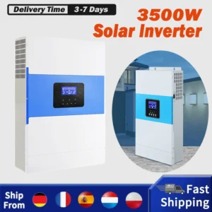 DAXTROMN GGH-3.5KW Solar Inverter 5000W Pure Sine Wave 100A MPPT Solar Charger Max. 500VDC PV Input