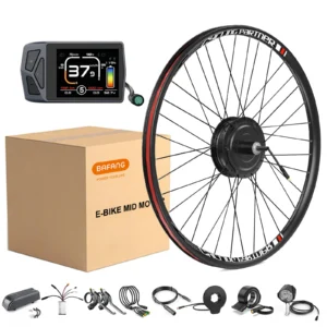 BAFANG Rear Hub Motor Conversion Kit 48V 500W Cassette Type Wheel Motor With 135-142MM Rear Drop Out Size 8Fun Ebike Engine Kits