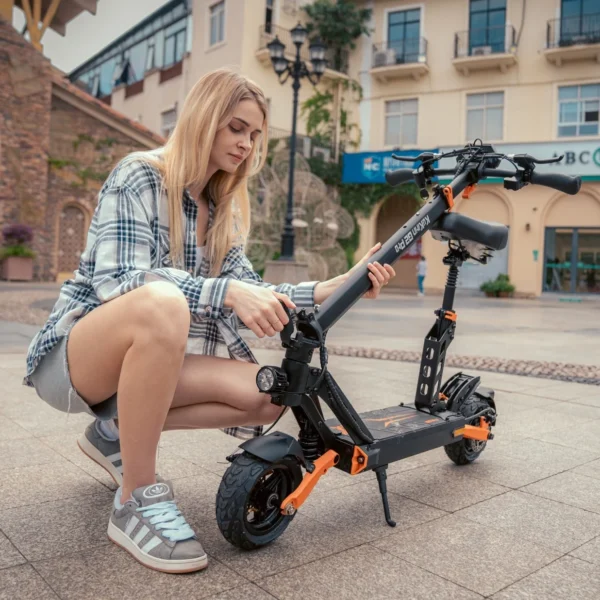 Kukirin G2 Pro 600W 48V 15.6Ah 45km/h 60-80km 9" Foldable Electric Scooter - Image 4