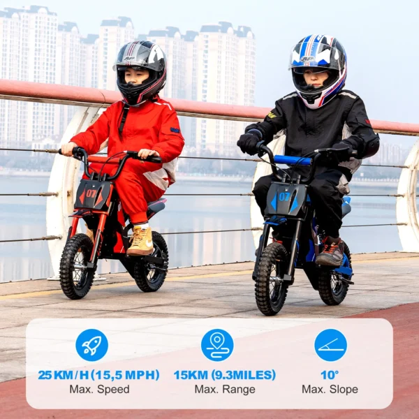 EVERCROSS TECH EV12M 300W 25 km/h 15 km,12" Children Electric Motorbike - Image 4