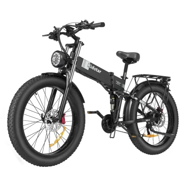Ridstar H26 PRO 250W 48V 23Ah 60km 26" Foldable Electric Bike