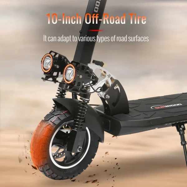 SUNNIGOO N3MAX 800W 48V 15Ah 50km/h 40-60km 10" Two-Wheel Electric Scooter - Image 6