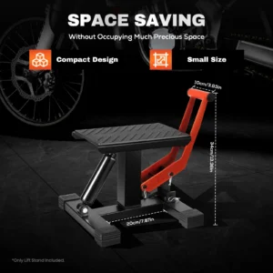 Lift Stand Motorcycle Motorbike Hydraulic w/150 kg Capacity Motorcycle Lifting Platform, Heavy Duty Maintenance Jack