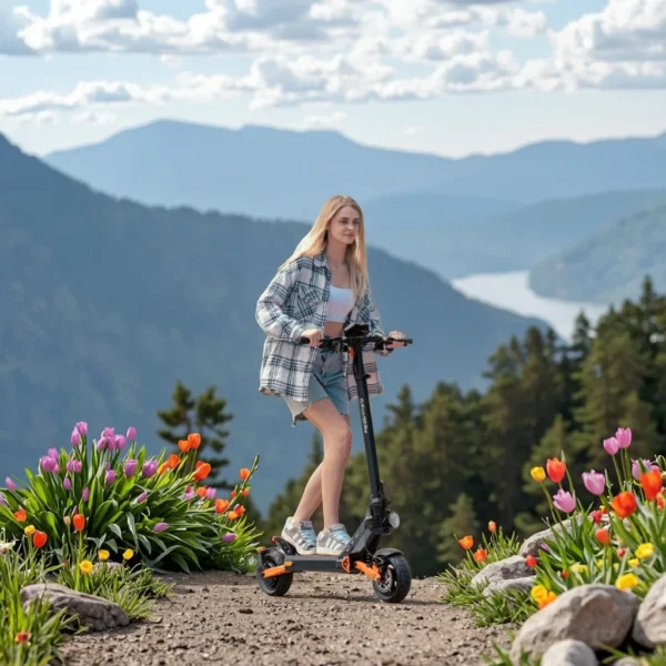 Kukirin G2 Pro 600W 48V 15.6Ah 45km/h 60-80km 9" Foldable Electric Scooter - Image 2