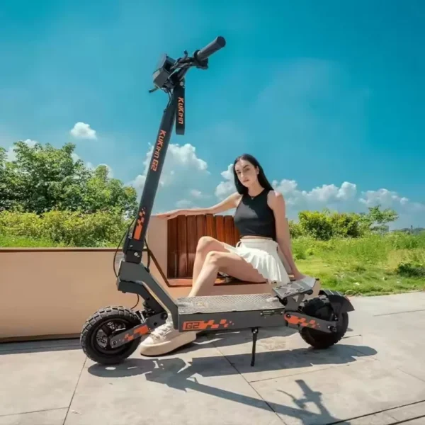 KuKirin G2 Electric Scooter Adult,Peak 1200W Motor 48V15.6Ah Battery,9 "Tire,45 km/h Max Speed,65km Range,Foldable Kick EScooter - Image 2
