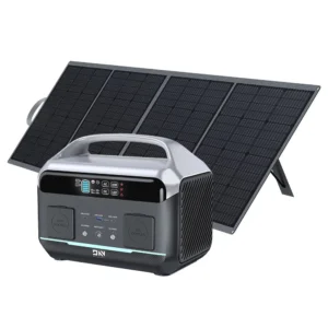 DaranEner NEO300 Pro Portable Power Station + DaranEner SP300 Foldable Solar Panel, 299Wh LiFePO4 Battery, 600W Output, 5 Ports