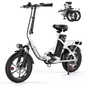 isinwheel U4 750W 36V 10.4Ah >50km/h >60km 16" Foldable City Electric Bicycle