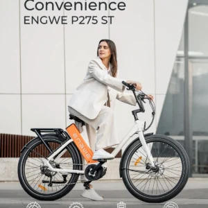 ENGWE P275 ST Adult Electric Bicycle 250W 36V 19.2Ah 100Km Max Range Ebike 32Km/H Ipx6 Oil Brake All-Terrain Tire Electric Bike
