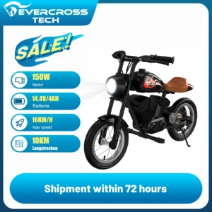 EVERCROSS TECH EV 08M 150W 8/16 km/h 10km 12" Children Electric Motorbike