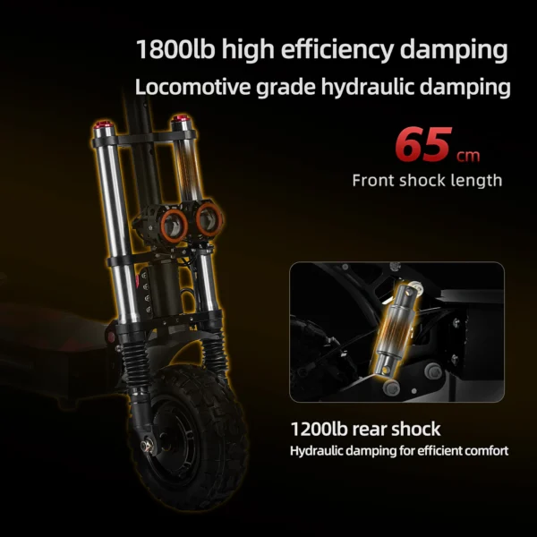 BOYUEDA S3-11 Electric Scooter 6000W Dual Powerful Motor 60V38AH Battery 120KM Max Range 85KM/H Speed Foldable Adult E-Scooter - Image 5