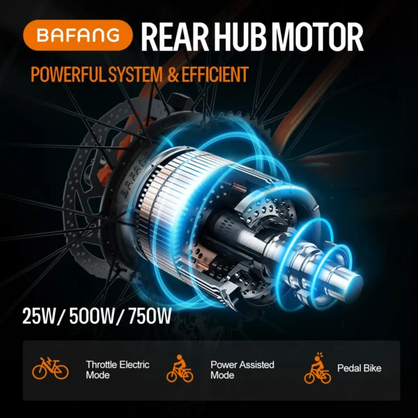 Bafang 500W Wheel Hub Motor with Battery 48V 20Ah 17.5Ah Electric Bike Conversion Kit Front Rear Drive Bicycle Engine EBike Kits - Image 2