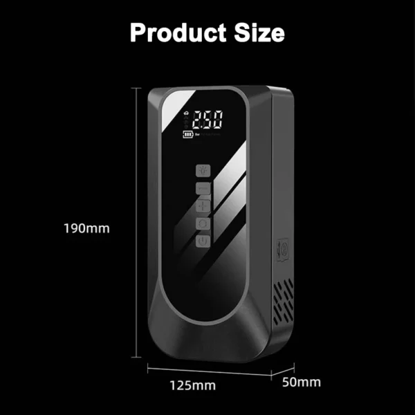 GKFLY 12V Car Jump Starter 16000mAh Start Power Bank Booster External Battery 2000A Starting Device for Petrol Diesel Powerbank - Image 2